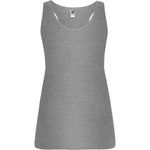 Roly CA6535 - BRENDA Slim-fit tank top with ribbed armholes and loose and rolled ribbed collar
