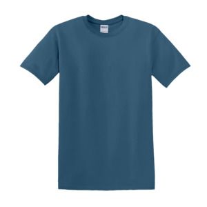 T-Shirt Uomo Gildan Ultra Cotton Bianco/Lime Taglia M - 100% Cotone, Giromanica E Collo Rinforzati