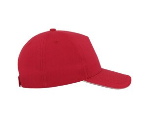 Atlantis AT004 - Atlantis 5-Panel Cotton Cap with Reinforced Front