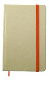 EVERNOTE Eco-Friendly A6 Notebook with Elastic Strap - GiftRetail MO7431
