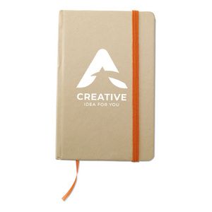 EVERNOTE Eco-Friendly A6 Notebook with Elastic Strap - GiftRetail MO7431