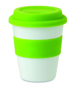 ASTORIA PP ASTORIA 350ml White Tumbler with Silicone Lid - GiftRetail MO8078