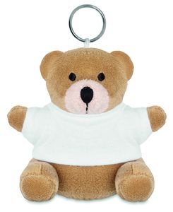 NIL Adorable Teddy Bear Plush Key Ring with Cotton T-Shirt - GiftRetail MO8253