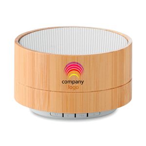 SOUND BAMBOO 3W Bamboo wireless speaker - GiftRetail MO9609