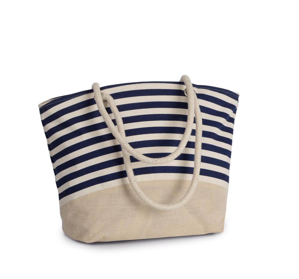 Sac Marin Kimood En Polyester 1680D - Compartiment à Chaussures, Zip Waterproof, Bretelles Ajustables - Taille Unique Noir/Gris Clair