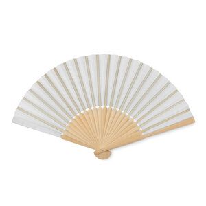 FANNY PAPER Elegant Bamboo and Paper Handheld Fan - GiftRetail MO6828