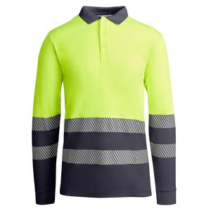 Roly HV9319 - ATRIO LS Polo technique haute visibilité à manches longues