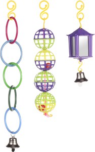 Flamingo f-100317 - Jouet pour perruches Anneau Balle Lanterne