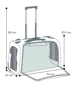 Flamingo f-31470 - Chariot Smart Gris foncé
