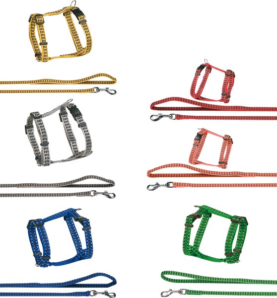 Flamingo f-504712 - Reflective Adjustable Cat Harness and Leash Set