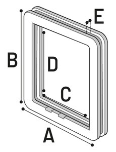 Flamingo f-507511 - Chatière 4 réglages