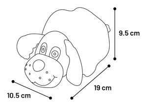 Flamingo f-517246 - Jouet Buffle & Éléphant & Chien avec balle