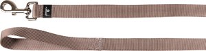 Flamingo f-520240 - Ziggi Taupe Nylon Dog Leash with Secure Grip