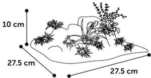 Flamingo f-410355 - Décoration Vert Roche Plante