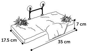 Flamingo f-407763 - Décoration Brun Île Plante