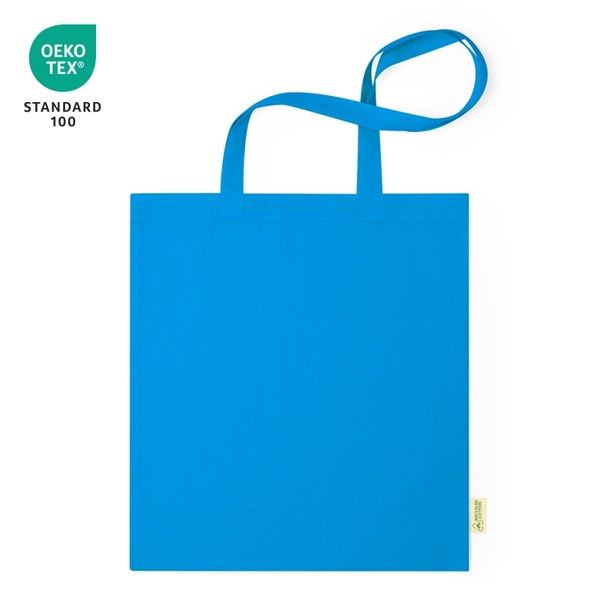 Claps 17513 - Monteforte Grand Sac de Courses en Coton Recyclé avec Longues Poignées