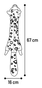 Flamingo f-522334 - Jouet Léopard Beige