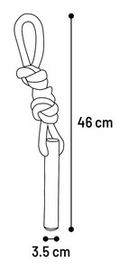 Flamingo f-522307 - Jouet Bâton Corde à tirer clair
