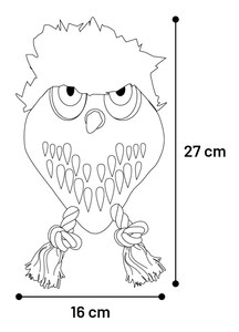 Flamingo f-522371 - Jouet Hibou avec corde