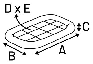 Flamingo f-522322 - Plush Comfort Dog Pillow with Raised Edge