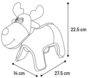 Flamingo f-523233 - Reindeer Squeaky Plush Toy for Pets