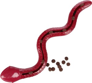 Flamingo f-523315 - Interactive Treat-Filled Squeaky Snake Toy for Dogs