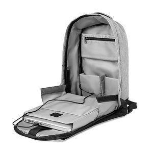 Claps 64338 - Sac à Dos Sécurisé pour Ordinateur Portable avec USB