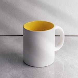 Claps 74157 - Mug en Céramique à Intérieur Coloré
