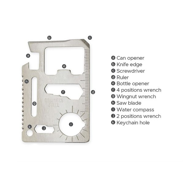 Claps 82058 - Versatile Stainless Steel Multi-Tool