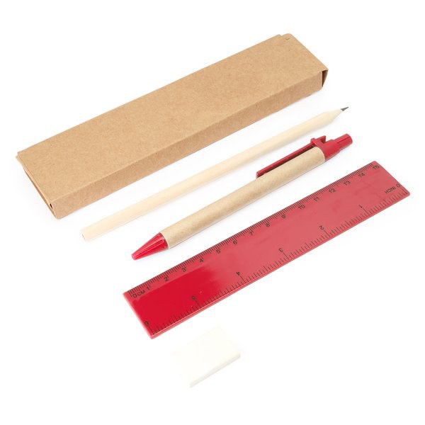 Claps 96899 - Ensemble de Papeterie Coloré en Emballage Écologique