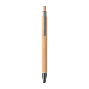ITEA Push button bamboo pen - GiftRetail MO2595