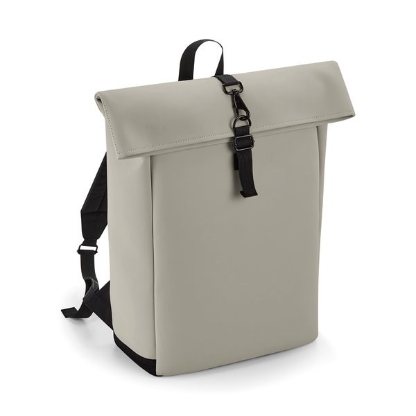 BagBase BG335 - Backpack with roll-top flap in matt polyurethane