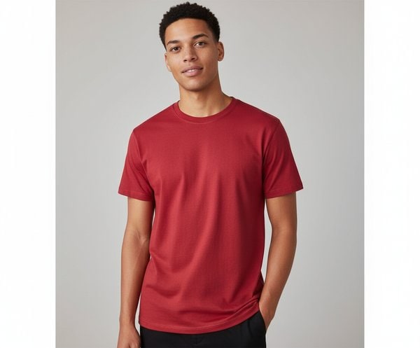 Gildan T-shirt Uomo Manica Corta - 100% Cotone Ultra Cotton, Colore Rosso Crepuscolo, Taglia XX-Large