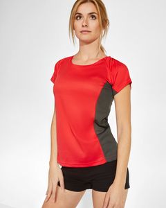 Roly CA6648 - SHANGHAI WOMAN Technical t-shirt combined in two polyester fabrics