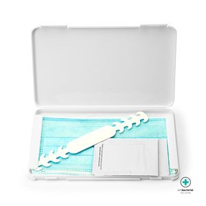 Stamina SA9932 - WERNER Etui porte-masque en PP antibactérien avec double fermeture