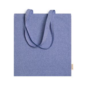 RIVOLI Sac 100% coton recyclé de 120g/m² en finition marbrée avec anses de 70cm de long