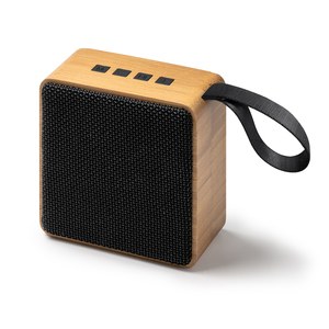 BEMOL Wireless speaker with main structure in bamboo and RPET fabric