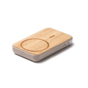 Stamina PB1054 - BRENER 5000mAh Bamboo/Wheat Wireless Charger