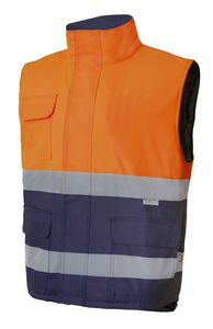 Velilla 305902 - GILET MATELASSÉ BICOLORE HV