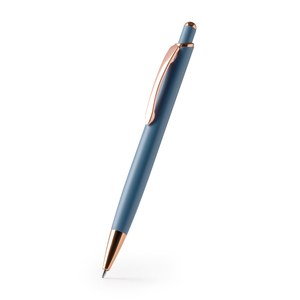 Stamina BL1489 - PERLA Push ball pen with matt metal structure with copper finish details