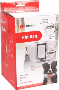 Flamingo f-520833 - Hiker's Dog Walking Fanny Pack with Water Bottle