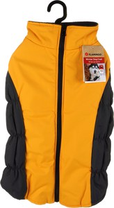 Flamingo f-523158 - Lima Yellow Fleece-Lined Winter Dog Coat