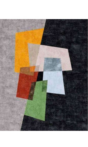 Mani Textile Tapis Coloré Train 80x150cm Mani Textile Tapis Coloré Train 80x150cm