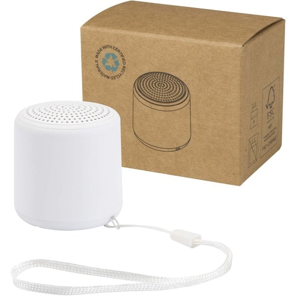 Velkis 3W recycled plastic wireless Bluetooth® speaker