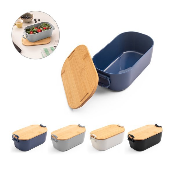 Airtight PP box with bamboo lid - Egotier 94390