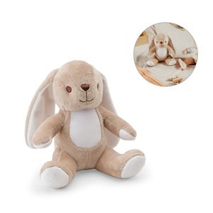 Polyester plush toy in the shape of a rabbit, with its own fabric for customization - Egotier 98158