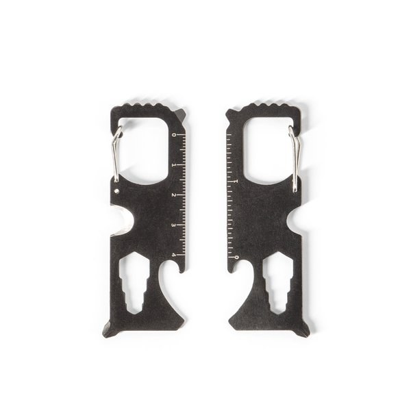 Stainless steel multifunction card with 8 functions - Egotier 98165