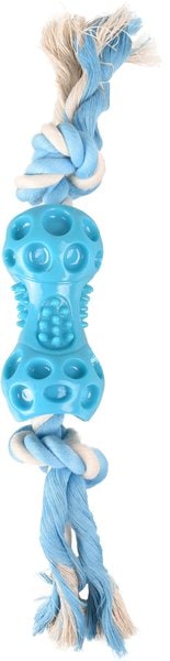 Jouet Haltère avec corde clair & Blanc