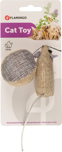 Jouet Balle Souris Beige