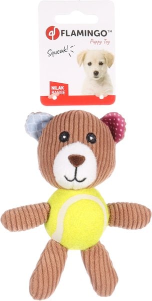 Jouet Chiot Ours avec balle Mélange